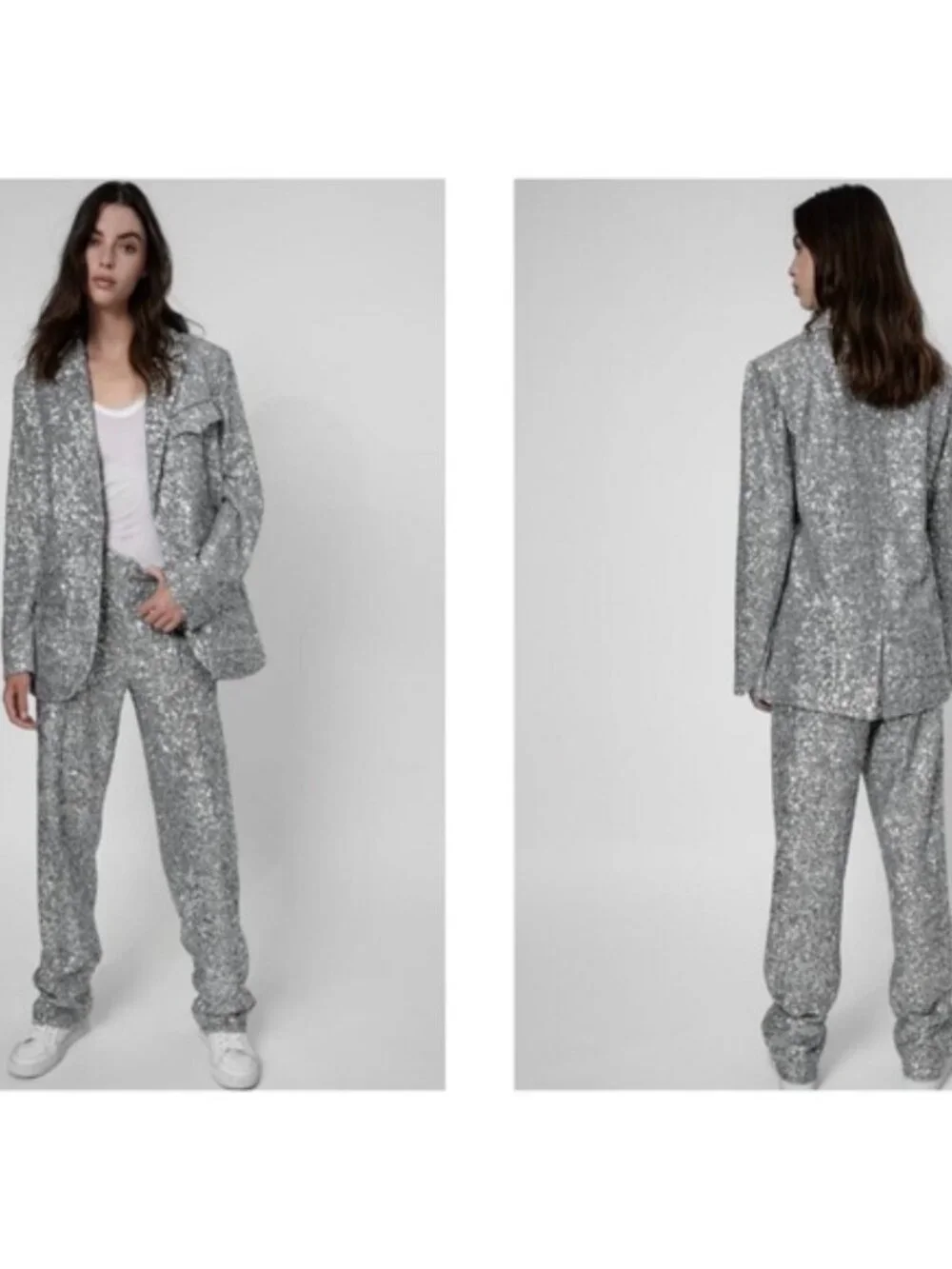 Zadig and Voltaire Vivi Sequin Blazer - Picture 2 of 15